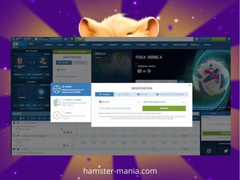 Play Hamster Mania at 1Xbet