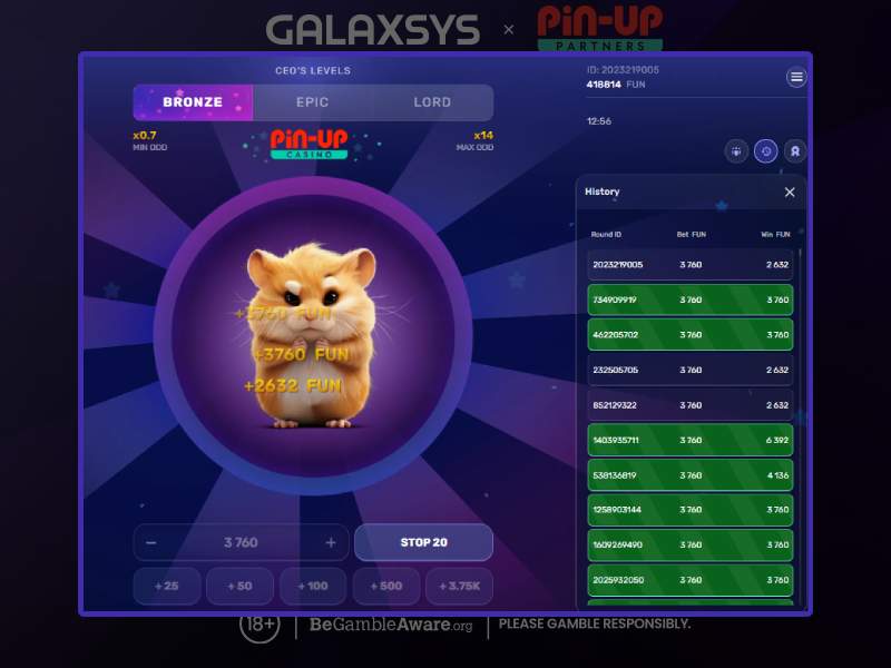 Features of the mobile version of the game Hamster Mania