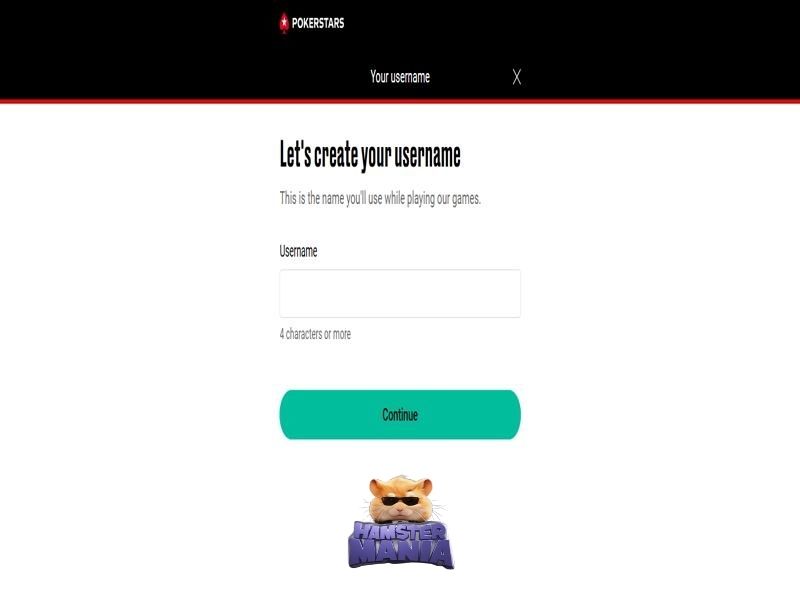 Регистрация в Poker Stars казино